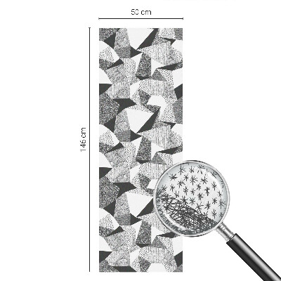 Samolepicí fólie na okna vitráž Geometrické obrazce