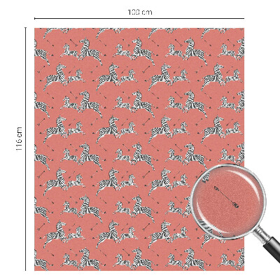 Samolepicí protisluneční fólie na okna Zebrí motiv