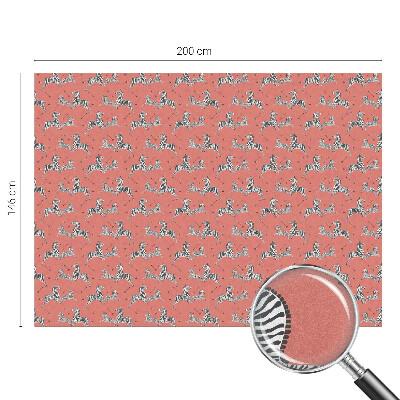 Samolepicí protisluneční fólie na okna Zebrí motiv