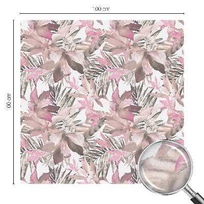 Zatmavovací fólie na okna Pastelové květiny