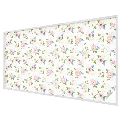 Samolepicí protisluneční fólie na okna Květinový vzor