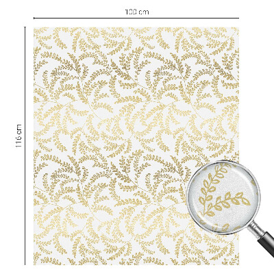 Samolepicí protisluneční fólie na okna Rostlinný vzor