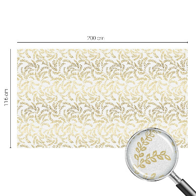 Samolepicí protisluneční fólie na okna Rostlinný vzor