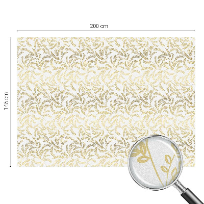 Samolepicí protisluneční fólie na okna Rostlinný vzor