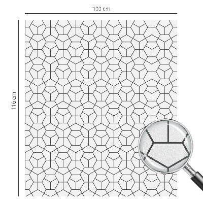 Zatmavovací fólie na okna Geometrické kostky