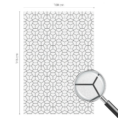 Zatmavovací fólie na okna Geometrické kostky