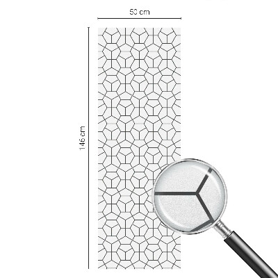 Zatmavovací fólie na okna Geometrické kostky