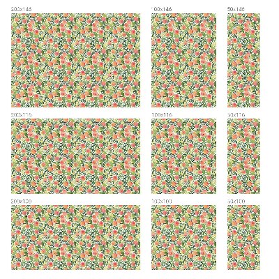 Dekorativní mléčná fólie na sklo Ovocný vzor