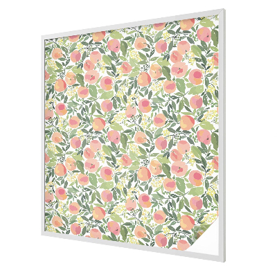 Dekorativní mléčná fólie na sklo Ovocný vzor