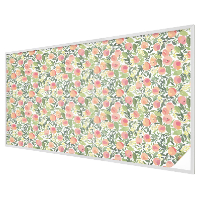 Dekorativní mléčná fólie na sklo Ovocný vzor