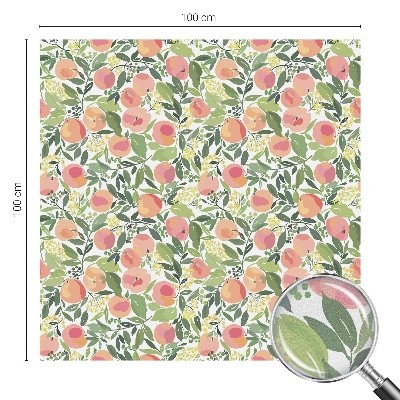 Dekorativní mléčná fólie na sklo Ovocný vzor