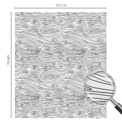 Samolepicí fólie na okna vitráž Dřevěné linky