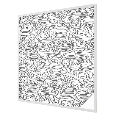 Samolepicí fólie na okna vitráž Dřevěné linky