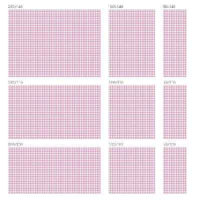 Dekorativní mléčná fólie na sklo Pastelový šek