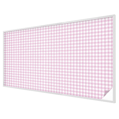 Dekorativní mléčná fólie na sklo Pastelový šek