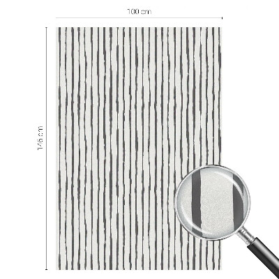 Samolepicí protisluneční fólie na okna Svislé pruhy