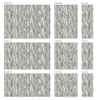 Samolepicí protisluneční fólie na okna Svislé pruhy