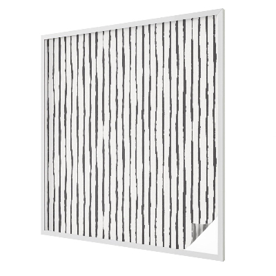 Samolepicí protisluneční fólie na okna Svislé pruhy