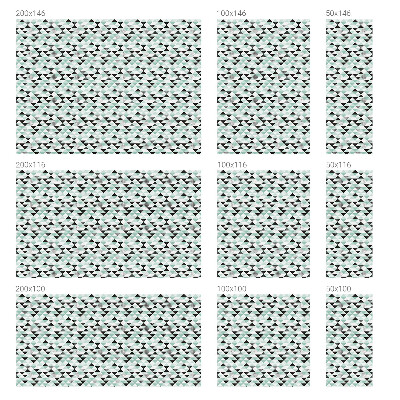 Samolepicí fólie na okna vitráž Trojúhelníkové vzory