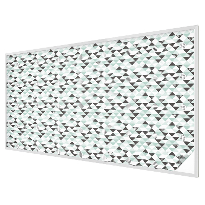 Samolepicí fólie na okna vitráž Trojúhelníkové vzory