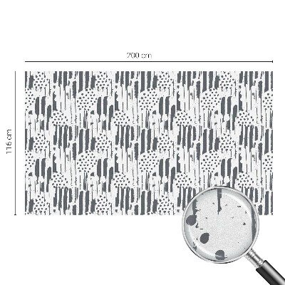 Dekorativní mléčná fólie na sklo Pruhy a tečky