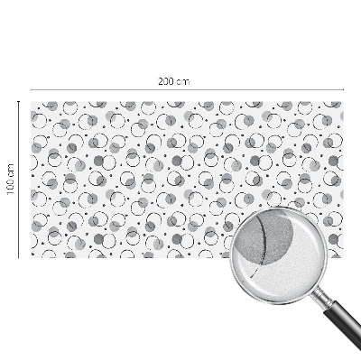 Samolepicí fólie na okna vitráž Šedá kola