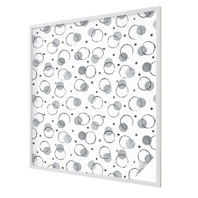 Samolepicí fólie na okna vitráž Šedá kola