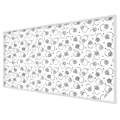 Samolepicí fólie na okna vitráž Šedá kola