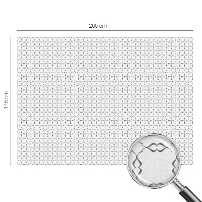 Dekorativní mléčná fólie na sklo Geometrické linie