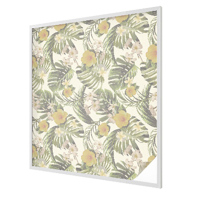 Samolepicí fólie na okna vitráž Tropické téma