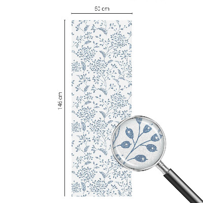 Samolepicí protisluneční fólie na okna Rostlinný motiv