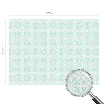 Samolepicí fólie na okna vitráž Květinová symetrie