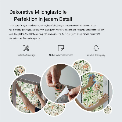 Zatmavovací fólie na okna Pastelový ornament