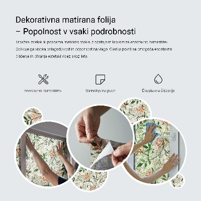 Zatmavovací fólie na okna Pastelový ornament