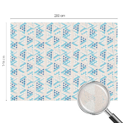 Dekorativní mléčná fólie na sklo Geometrické vzory