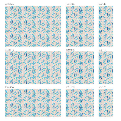 Dekorativní mléčná fólie na sklo Geometrické vzory