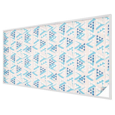 Dekorativní mléčná fólie na sklo Geometrické vzory