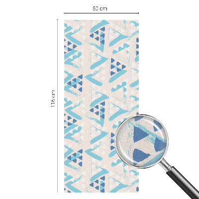 Dekorativní mléčná fólie na sklo Geometrické vzory