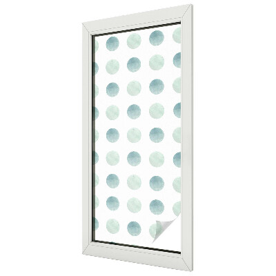 Samolepicí protisluneční fólie na okna Jemné kruhy