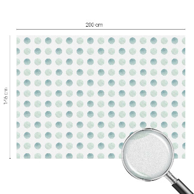 Samolepicí protisluneční fólie na okna Jemné kruhy