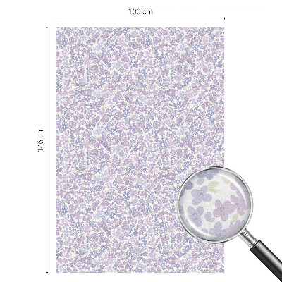 Samolepicí fólie na okna vitráž Květinová lehkost