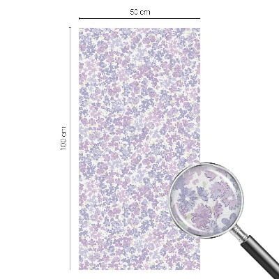 Samolepicí fólie na okna vitráž Květinová lehkost