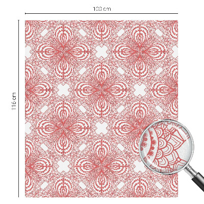 Dekorativní mléčná fólie na sklo Krajkové vzory