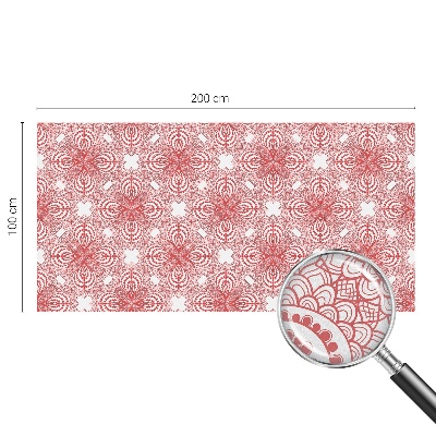 Dekorativní mléčná fólie na sklo Krajkové vzory