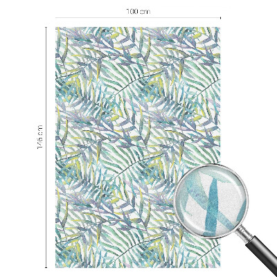 Samolepicí protisluneční fólie na okna Tropický akvarel