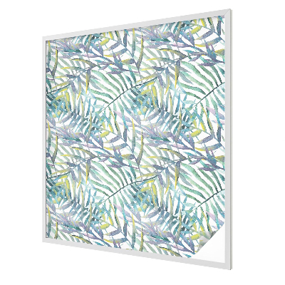 Samolepicí protisluneční fólie na okna Tropický akvarel