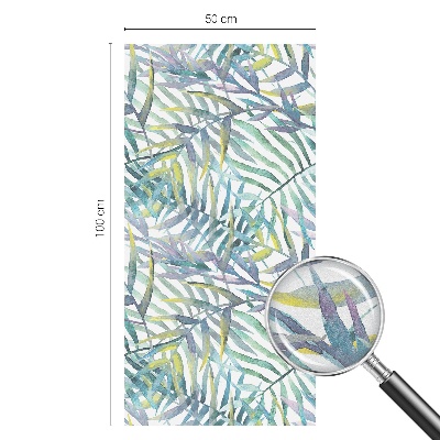 Samolepicí protisluneční fólie na okna Tropický akvarel