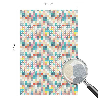 Zatmavovací fólie na okna Barevné čtverce