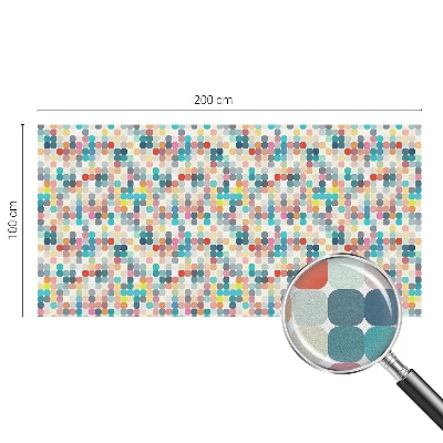 Zatmavovací fólie na okna Barevné čtverce