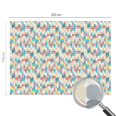 Zatmavovací fólie na okna Barevné čtverce